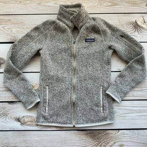 Patagonia Women’s Better Sweater Jacket Full Zip Gray/Beige